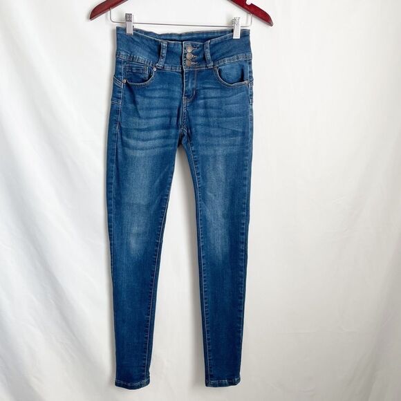 Wax Jean Butt I Love You Jeans Medium Wash 3 - Picture 1 of 7